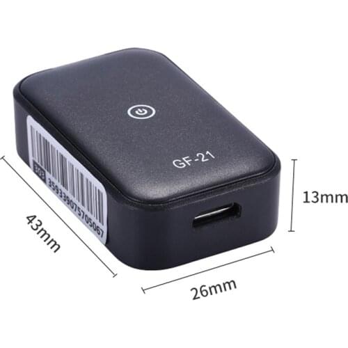 GF21 Mini GPS Real Time Car Tracker Anti-Lost Device Voice Control Recording Locator High-definition Microphone WIFI+LBS+GPS Pos