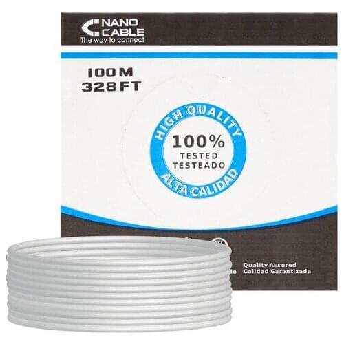 RJ45 CAT 5e UTP Cable NANOCABLE 10.20.0302-FLEX Grey (100 M)
