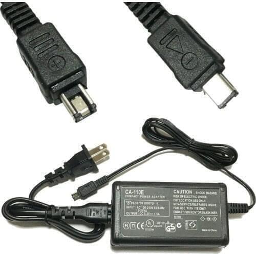 Hot 1.5A AC Adapter Battery Power Supply Charger Cord For Canon VIXIA HF R800