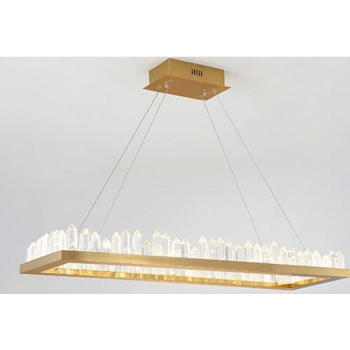 Chandelier For Living Room Bedroom Study Room Round Ceiling Chandelier Crystal Lamp Modern Kitchen Hanging Lamp Loft Lighting