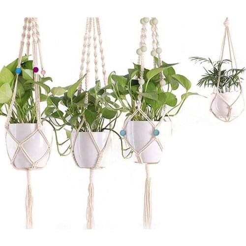DIY Macrame Kit Macrame Wall Hanging Kit Cotton Cords Rings Wooden Sticks Plant Hanger Kits for Beginners 3mm