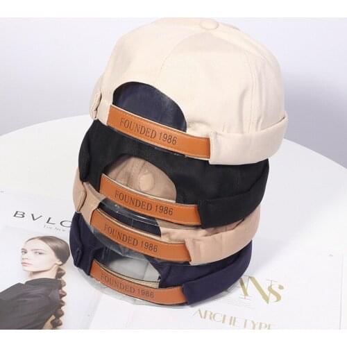 New Landlords' Hats Cotton Casual Men And Women Embroidered Cap Rich Hip Hop Caps Hoods Pumpkin Hat Bonnet Femme Founded 1986