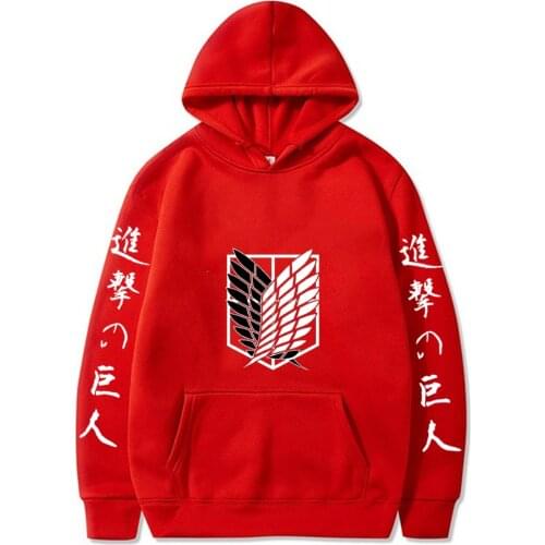 New Attack On Titan Hoodies Sweatshirts Men Women Anime Attack On Titan Sweatshirts boy/girls Anime hoody Boy Clothes Tracksuits