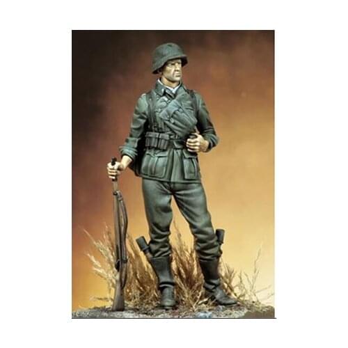 New Unassembled 1/18 90MM Wehrmacht stand 90mm Resin Kit DIY Toys Unpainted resin model