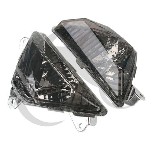 Motorcycle Front Turn Signals Indicator Blinker Lens For Kawasaki Zx6r 636 Zx636 2013-2014