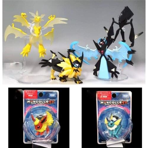 Pokemon Action Figure Necrozma Flareon Jolteon Vaporeon Dolls Toys Anime Pocket Monsters Figure Model Collectibles Fans Gift