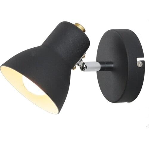 Nordic rotating wall lamp living room bedroom background wall lamp Simple modern hotel engineering aisle roon lights