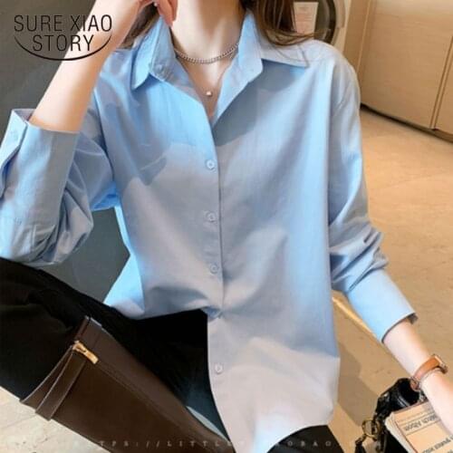 2021 Fall Streetwear Chic Pink Oversized Long Shirts Women 100% Cotton Side Split Button Blouses Stylish Casual Mujer Top 15626