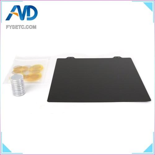 300x300mm Double Sided Textured PEI Spring Steel Sheet + Magnet To Being Magnetic Hot Bed For CR-10S CR10S Lulzbot Taz6