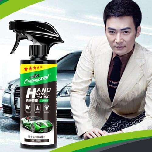 500ml Liquid Ceramic Coating Spray Quick Nano-coating Spray Wax Automotive Hydrophobic Polish Shine Armor Car Detailing