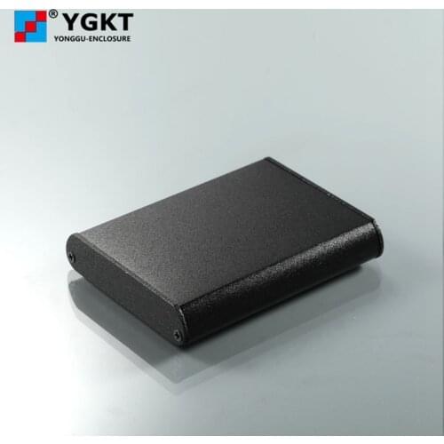 57.3*13-73 w*h*l Anodized Custom Electrical Aluminum Enclosure Case Housing