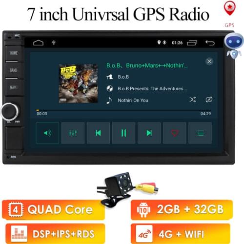 7inch Universal Android 10 2G RAM Car Radio Stereo GPS Navigation fit Nissan Sentra X-Trail Livina Navara MP300 NV200 Cefiro
