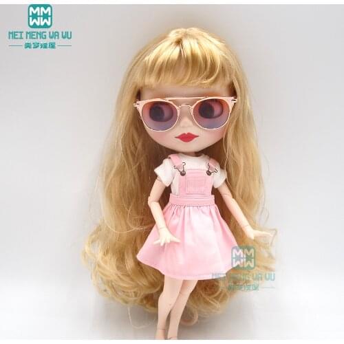 1pcs 30cm Blyth doll accessories fashion brown sunglassescolor
