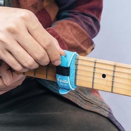 Guitto Guitar Base Strings Dampener Band Damping Strape Muffled Strape with Pick Holder Guitar Accessory