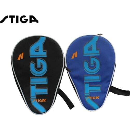 STIGA Black Or Blue Table Tennis Case High Quality Ping Pong Racket Bag Cover With Zipper