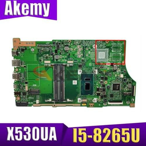 For ASUS VivoBook S15 S530U S530UA X530U X530UA X530UN laptop motherboard mainboard W/ I5-8265U CPU GM X530UA original mainboard