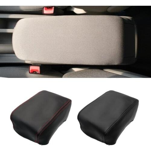 For Audi A4 2003 2004 2005 2006 2007 2008 Microfiber Leather Car Interior Center Console Armrest Box Cover Protective Trim