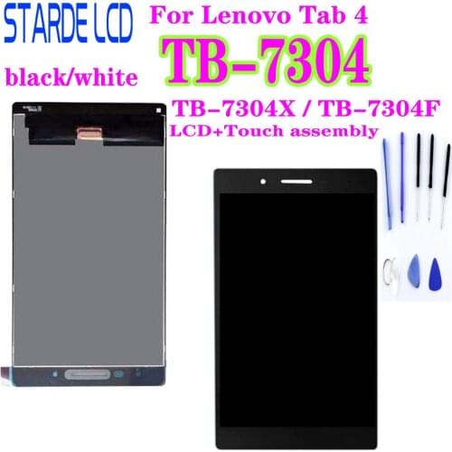 For Lenovo IdeaTab 4 TB-7304X TB-7304F TB-7304 TB 7304X LCD Display 7304F Touch Screen Digitizer Assembly Tablet Matrix Parts