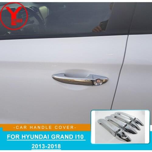 Chrome Car Door Handle Cover Cap Trim Moulding For Hyundai i10 Grand i10X 2013 2014 2015 2016 2017 2018 Accessories YCSUNZ
