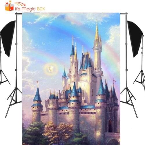 LIFE MAGIC BOX Photography Backgrounds Castle Backdrop Photo Studio Princess Prince Props