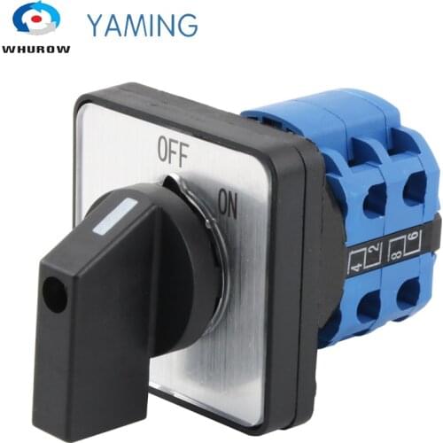 LW26-20/2 Universal Conversion 20A 380V Two Poles Power Supply Rotation Combination Control Circuit Cam Switch