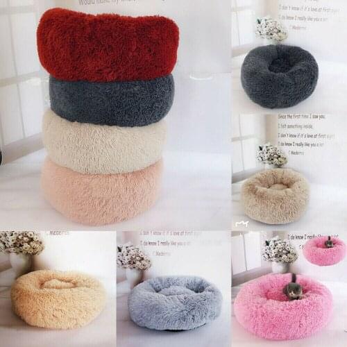 Pet Blanket Soft Bed Sleeping Kennel Cat Litter Round Plush Nest Pad Cat Mattress Small and Medium Dogs and Cats