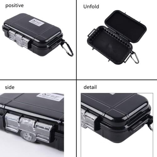 Camping equipment EDC outdoor multi tool survival moisture-proof shockproof waterproof box adjustable cushion rubber pad