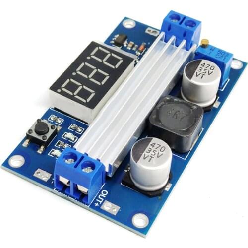 DC DC Step Up Booster Converter LTC1871 3-35V To 3.5-35V DC + LED Voltmeter DC-DC Step Up Power Supply Module Voltage Regulator