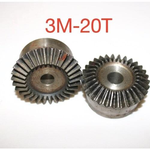 3M-20Teeths Metal Bevel Standard Gear 90 degrees 1 :1 transmission Diameter:63mm hole:12mm