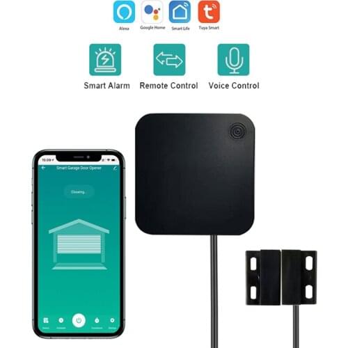 Tuya Smart Garage Door Opener Wifi Switch Remote Control Audio Password Control Real Time Monitor Work With Alexa Echo Google