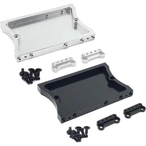 1/12 RC Metal Tail Beam Mount Plate with Shock Absorber Seat for MN90 MN99S Model Crawler Trucks Car Spare Parts