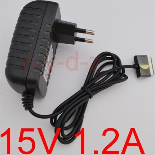 1PCS High quality 15V 1.2A Wall Charger Adapter EU plug For Asus EeePad Transformer TF201 TF300 TF700