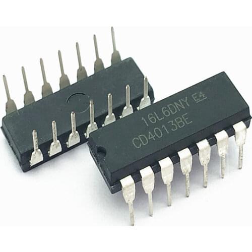10PCS/LOT CD4013BE CD4013 DIP14 DIP-14 New original In Stock