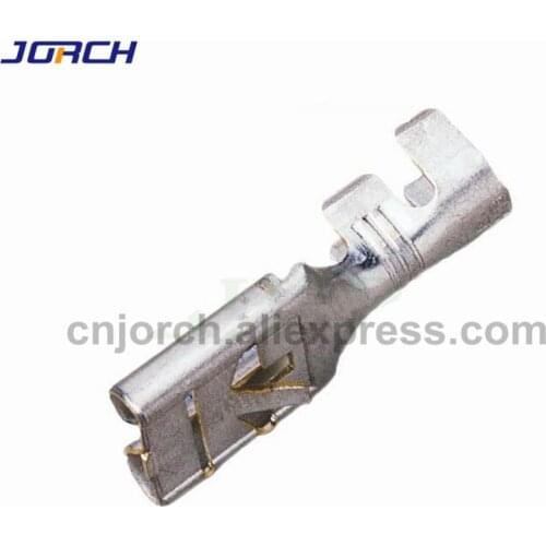 100pcs car splices wire terminal Non-insulated auto electrical female Crimp terminals G255