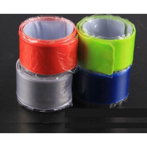 1000 PCS Running Fishing Cycling Reflective Strips Warning Bike Safety Bicycle Bind Pants Leg Strap Reflective Tape