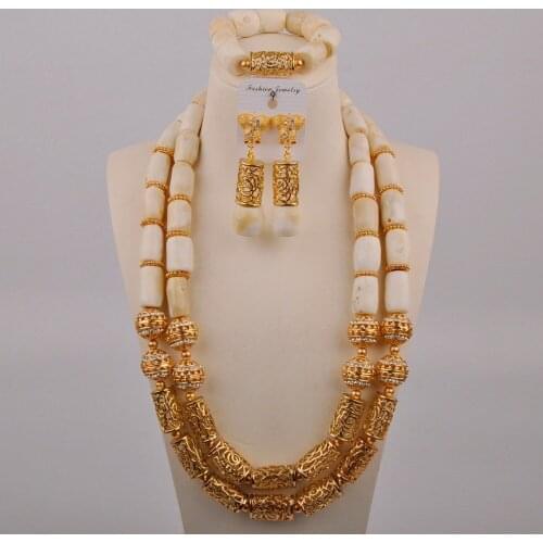 24inches Long Nigerian Wedding Coral Beads Bridal Set Big Coral Necklace Jewelry Set African Coral beads Jewelry Set for Women
