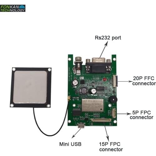 FONKAN 915MHz RFID UHF Development kit for Android system Integrated module 3dbi antenna