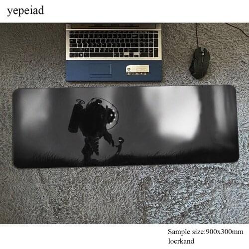 Bioshock padmouse New arrival gaming mousepad game large mouse pad gamer computer desk locked edge mat notbook mousemat pc