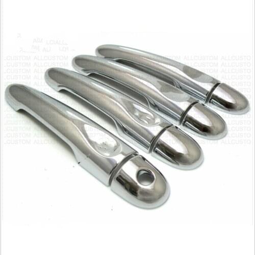 FUNDUOO For Renault MEGANE 3 Renault Floes 2010 2011 2012 2013 2014 2015 High Quality Chrome Door Handle Cover Trim Sticker