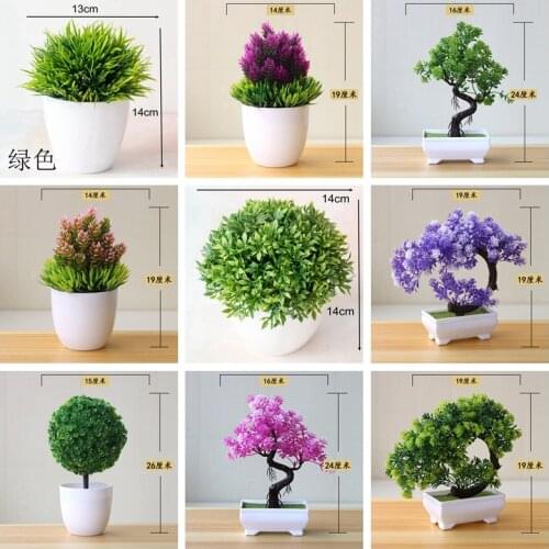 Artificial Plants Bonsai Christmas New Year Festival Home Bathroom Washroom Decoration Festive Party Supplies Potted Fake Plants