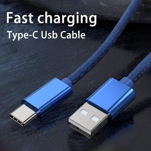 Cowboy Knitting USB C Cable Fast Charging Cable for Huawei Xiaomi Redmi Note 8 Type C Cable Phone Accessories Charger USB Cable