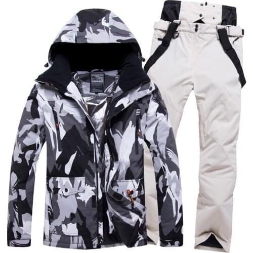 Lovers Ski Set Ski Jacket and Trousers Snowboard Suits Men Snowboard Jacket Women Snowboard Pants and Coat Winter Clothes