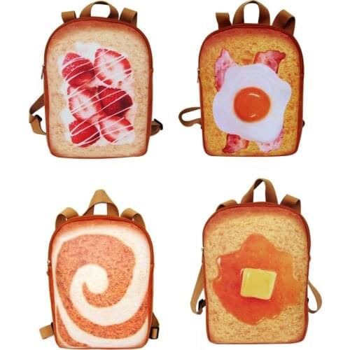 Fashion Toast Backpack School Bag Casual Rucksack College Daypack for Teenager LX9F