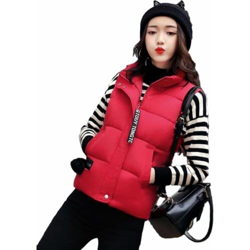 2017 new fur ball women down cotton vest jacket female Colete Feminino Waistcoat big plus size cute warm outerwear A124-170814Z