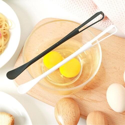 Plastic Handle Egg Beater Mini Handle Mixer Stirrer Tools Kitchen Multi-function Dual-purpose Manual Eggbeater