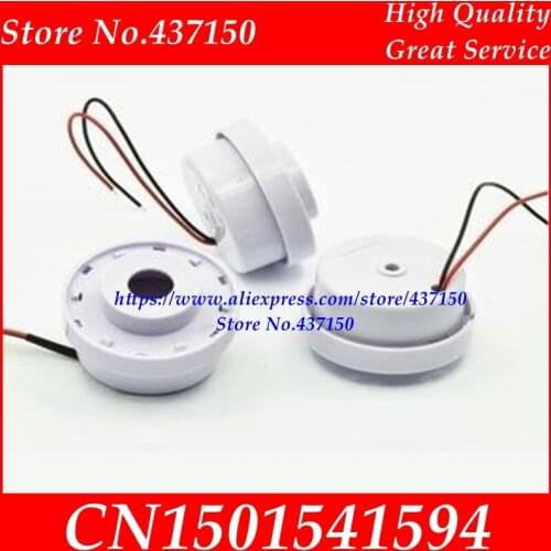 45MM Large size High decibel white plastic case Piezoelectric active buzzer Small speaker pulse intermittent intermittent sound