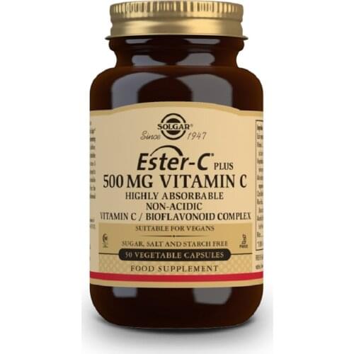 SOLGAR Ester-C®Plus Vitamin C 500 mg - 50 vegetable capsules
