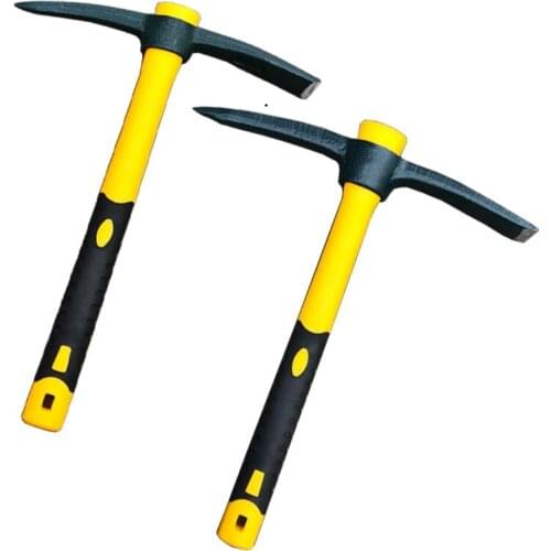 Steel pickaxe outdoor all steel mountain digging small hoe digging tree roots digging bamboo shoots pickaxe household vegetable