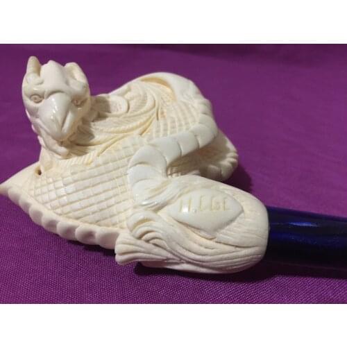 Dragon meerschaum pipe turkish meerschaum pipe smoking tobacco