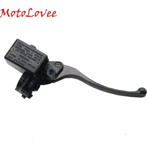 MotoLovee Universal Motorcycle Front Brake Black Cylinder Hydraulic Pump Clutch Master Lever For Honda Yamaha Suzuki Kawasaki